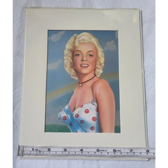 MARILYN MONROE LITHO MONTE DOLACK 1982 - Picture 7 of 10
